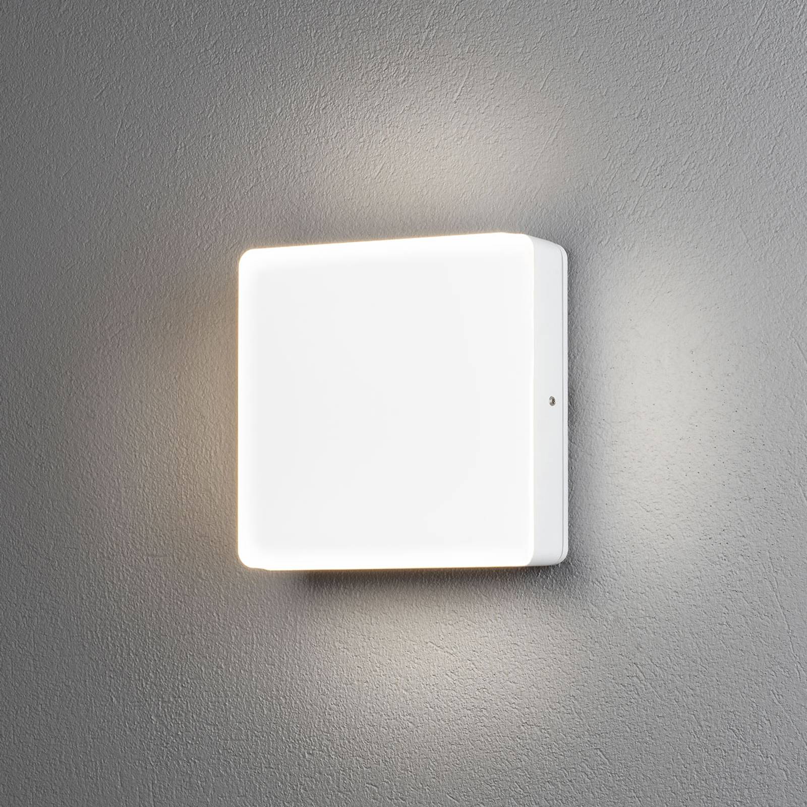 LED-utomhusvägglampa Cesena med skymningssensor