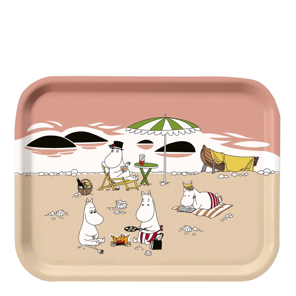 Opto Design - Mumin Sommar 2021 Bricka 27x20 cm Aprikos