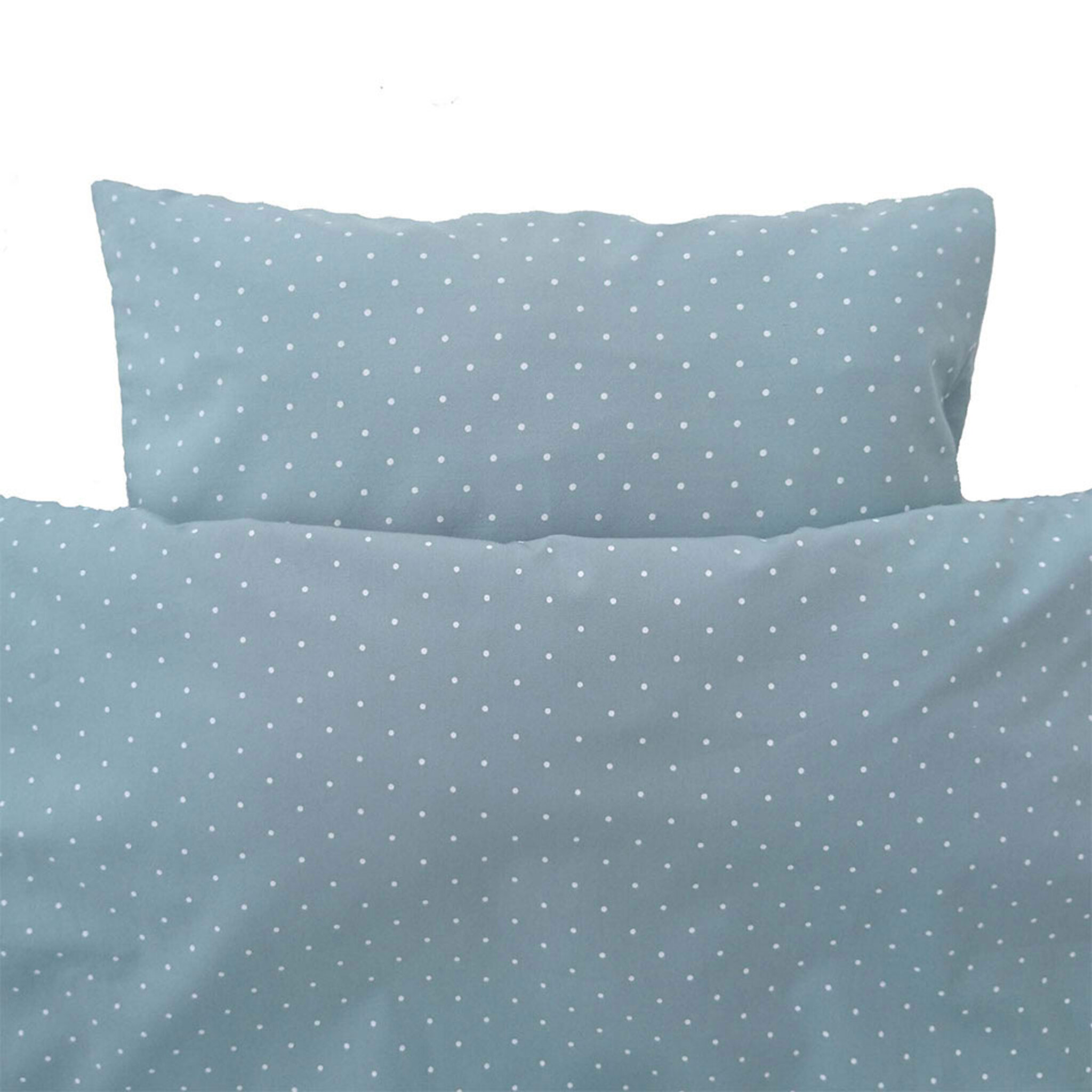 Bäddset spjälsäng safir dotty GOTS, 100x130 cm, 38x55 cm