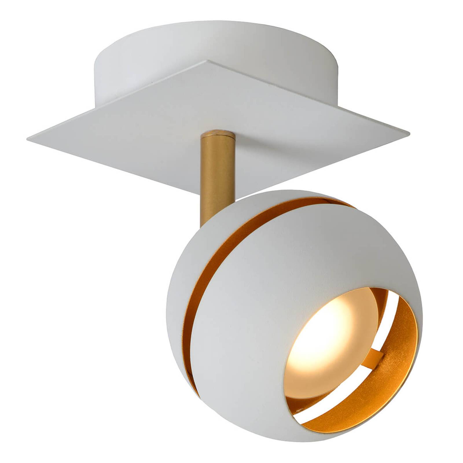 Vit-guldlackerad LED-spot Binari