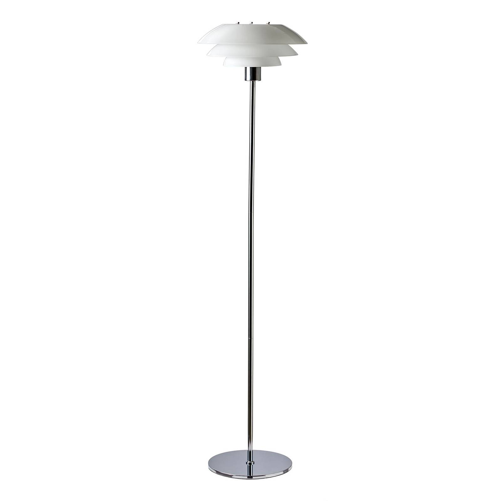 Dyberg Larsen DL31 Opal golvlampa med glasskärm