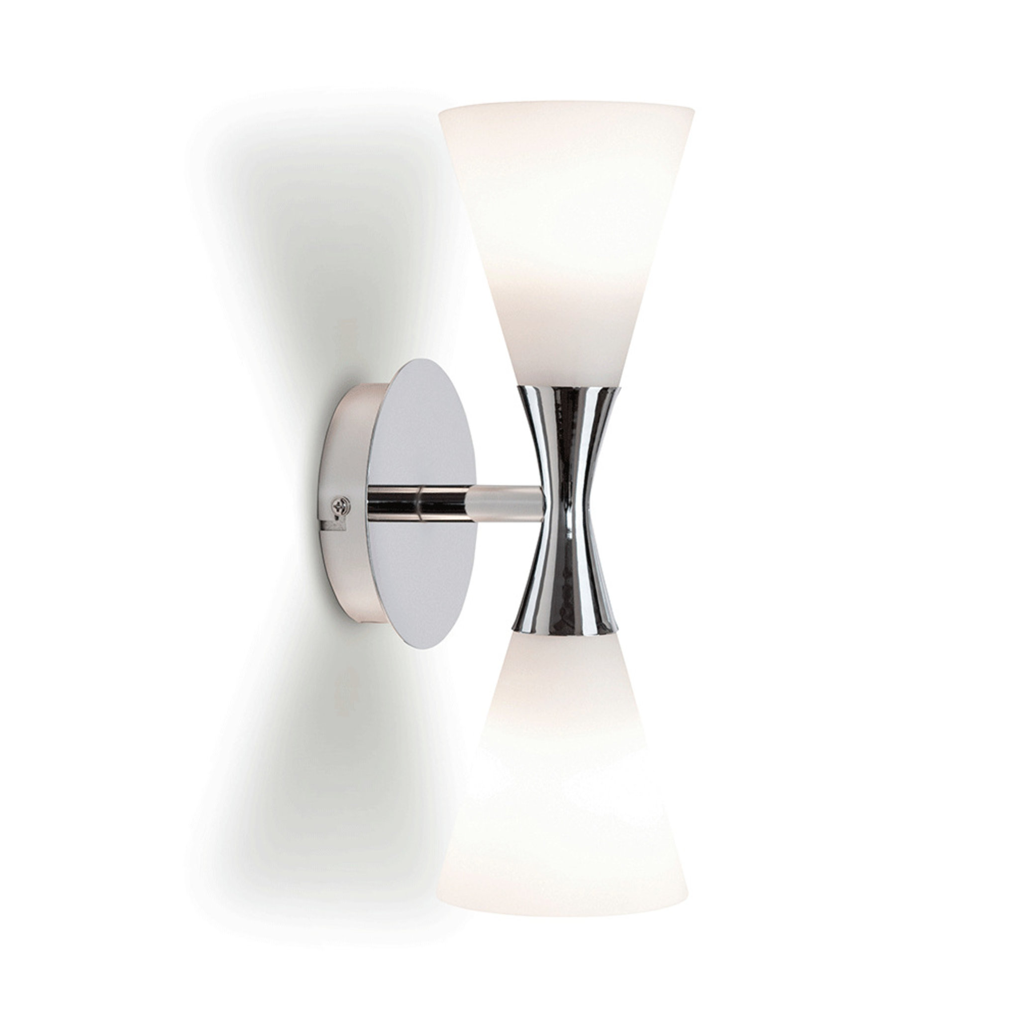 Vägglampa Harlekin Duo Krom