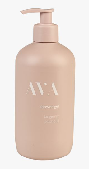 Ava Tangerine Patchouli duschkräm rosa