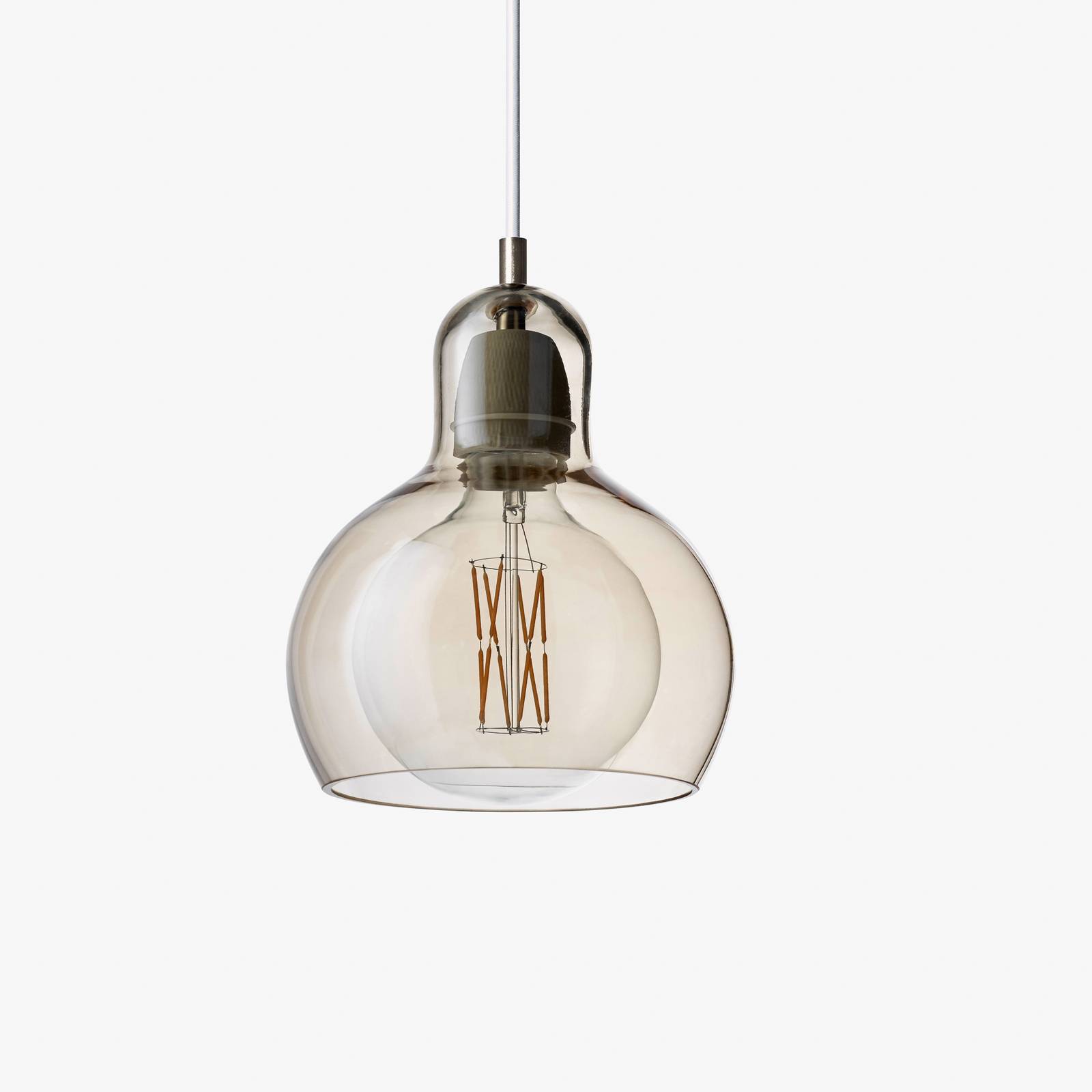 &Tradition Mega Bulb SR2, guld, kabel vit