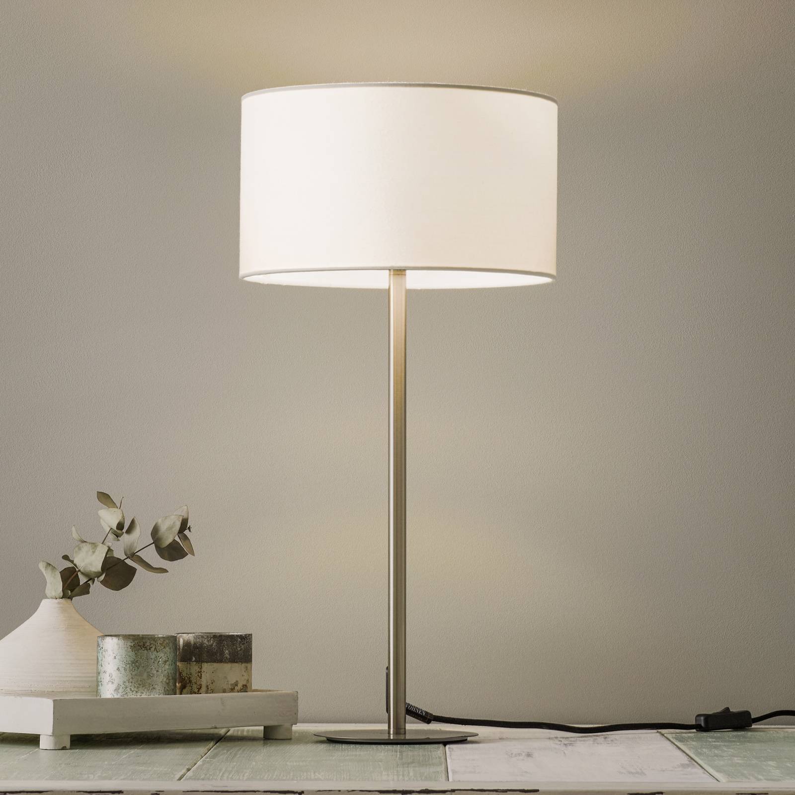 Schöner Wohnen Pina bordslampa vit