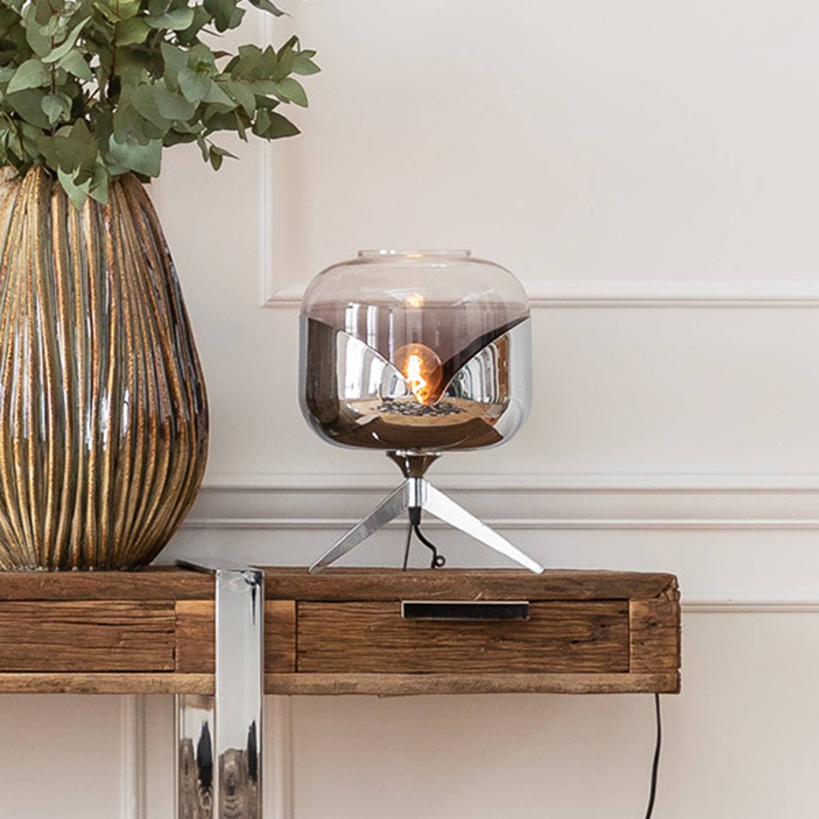 KARE Krome Goblet Ball Bordslampa