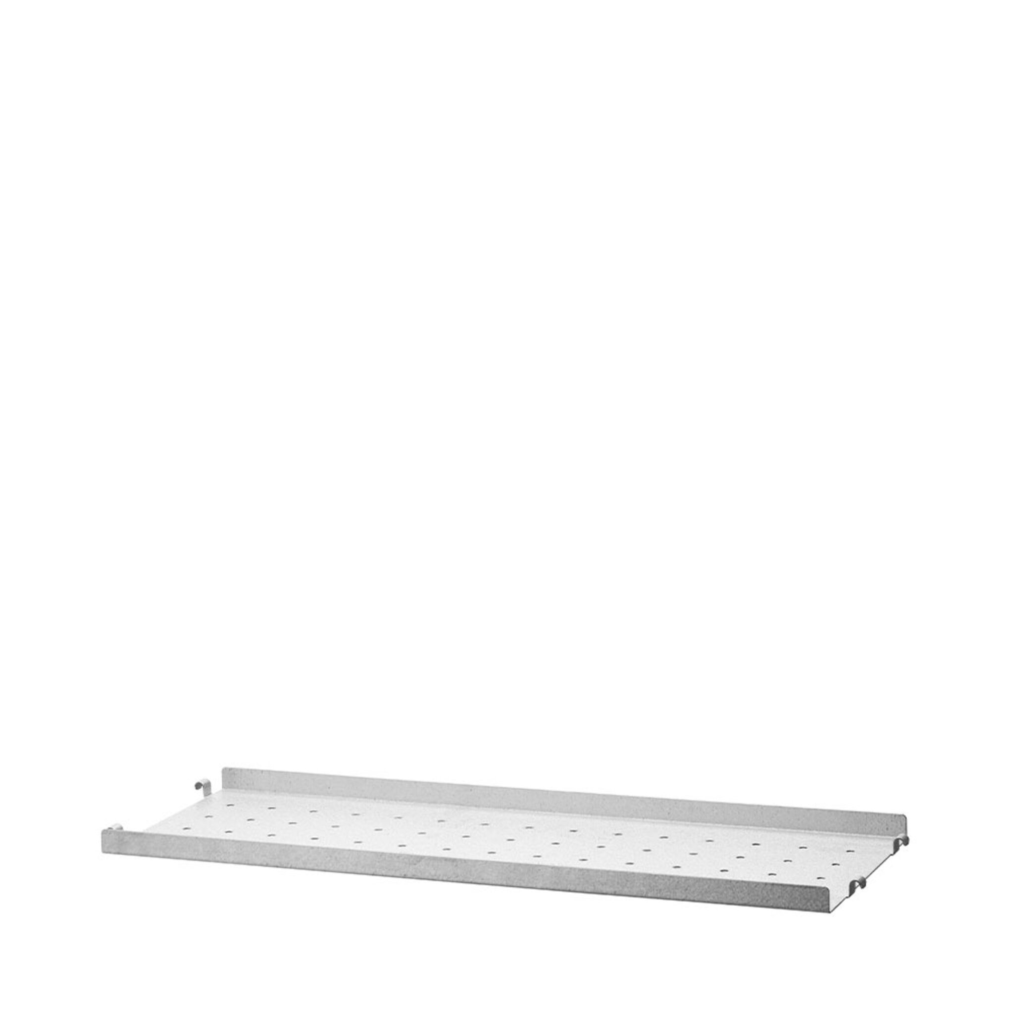 Metallhyllplan låg kant , 58X2X20
