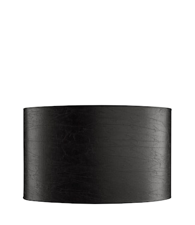 SHADE OVAL M black leather