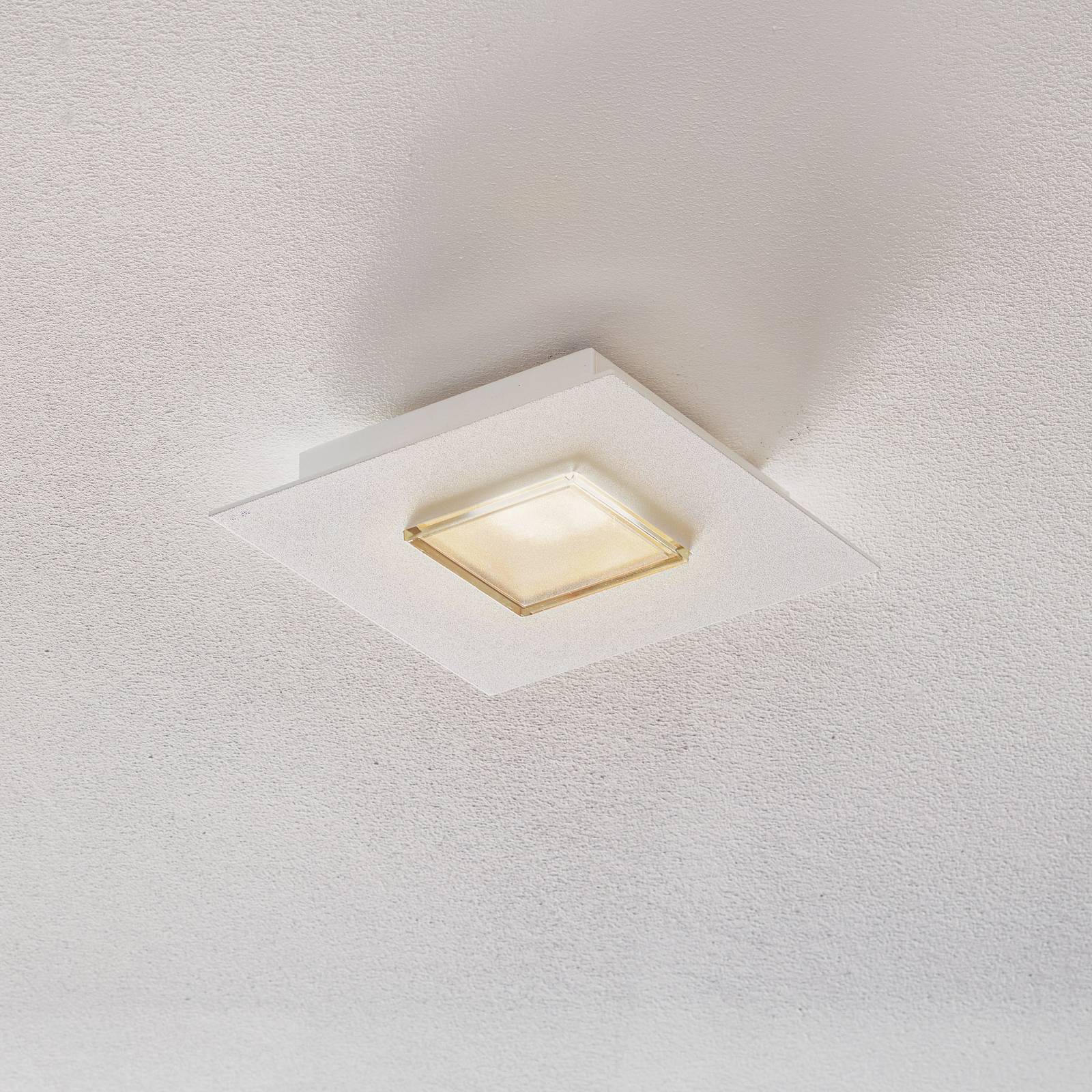 Fabbian Quarter - kvadratisk LED-taklampa