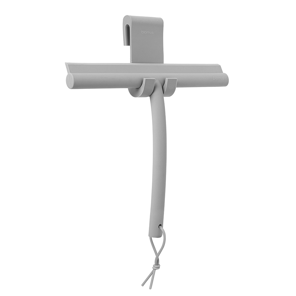 Blomus - Vipo Duschskrapa Silikon med krok Microchip Grey