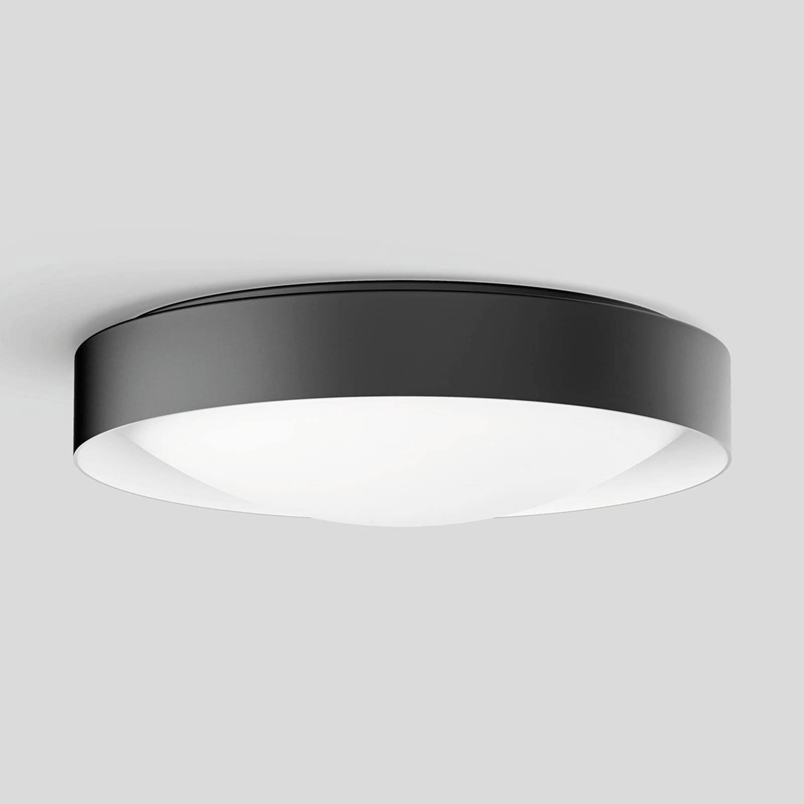 BEGA Studio Line taklampa Ø36 cm svart/vit