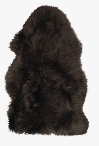 Longwool fårskinn grafitgrå