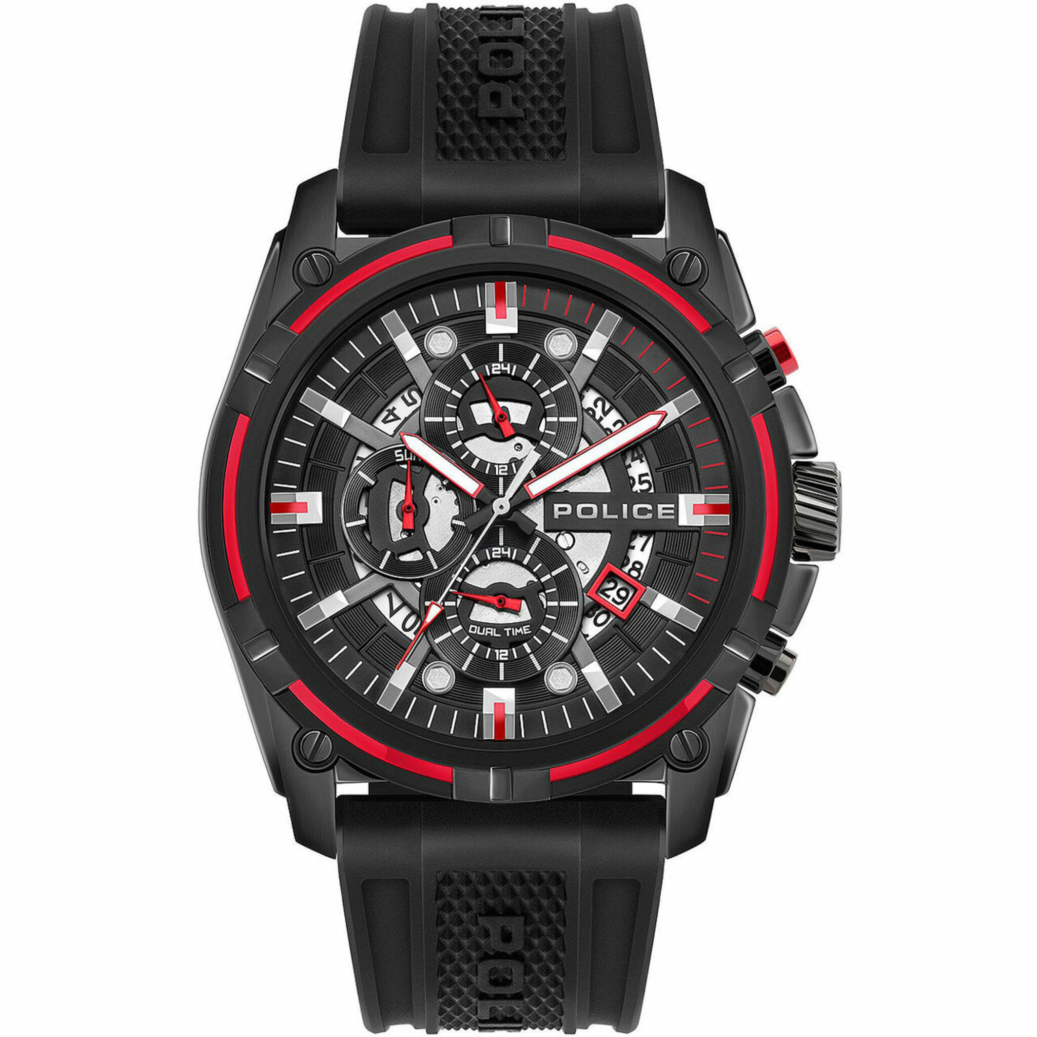 Pewjq2003541, Quartz, 46mm, 5atm, black