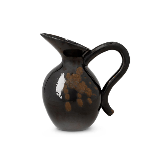 Verso Jug Svart brun splash Ferm Living