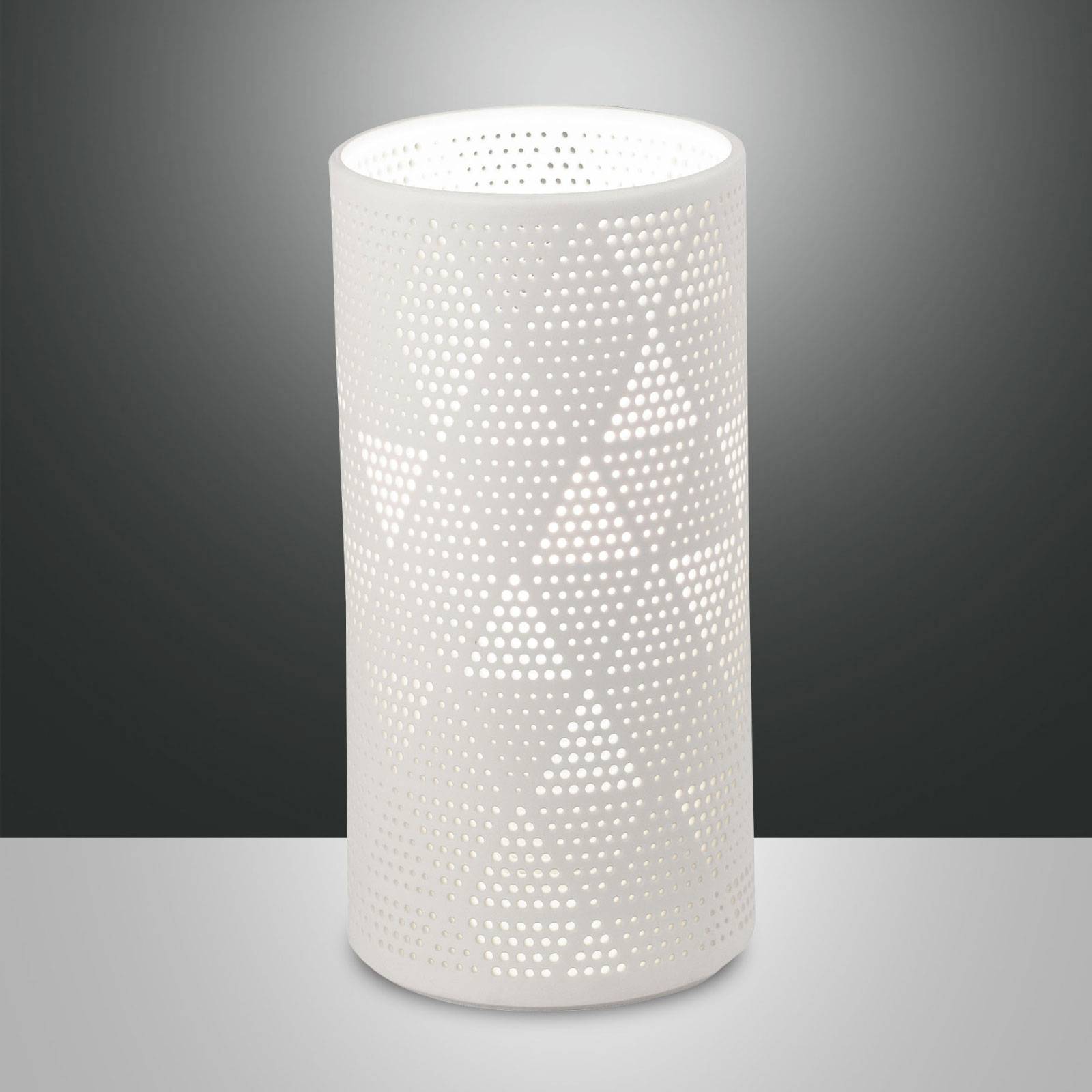 Bordslampa Micol av keramik, höjd 20 cm
