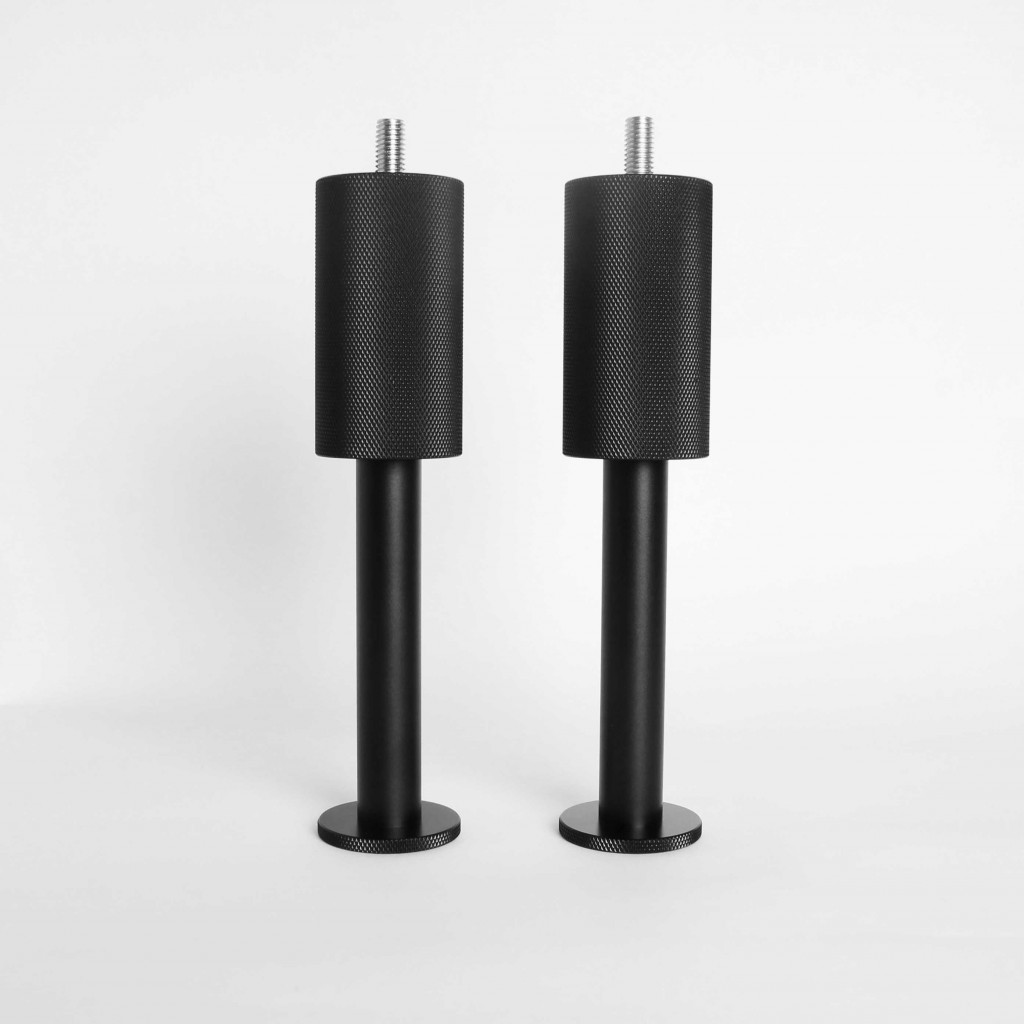 Prettypegs Greta 170 möbelben 4-pack svart