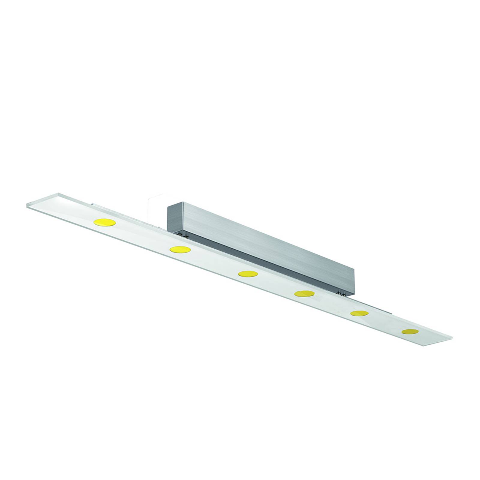 LED-taklampa Sun med härdat glas 140 cm
