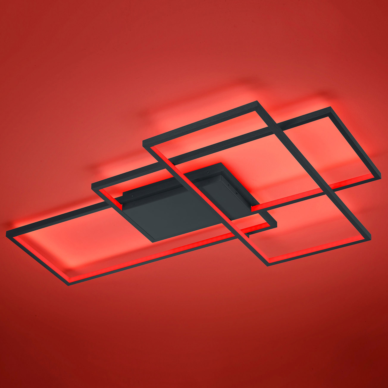 Trio WiZ Thiago LED-taklampa 114 cm, antracit