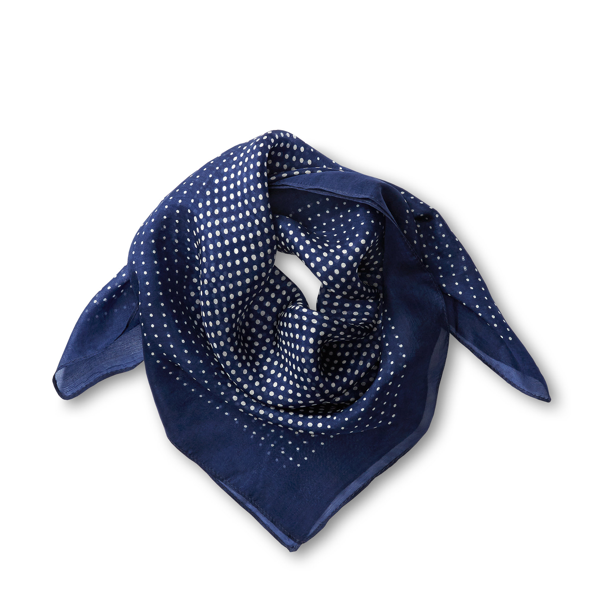 Scarf i silke, 60x60 cm