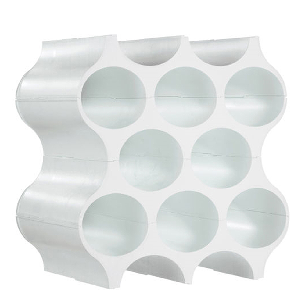 Koziol - Set-Up Vinställ 10 flaskor Cotton White