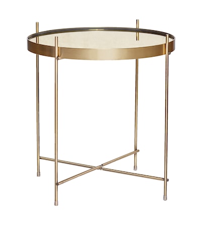 Sidobord Guld/Spegel
