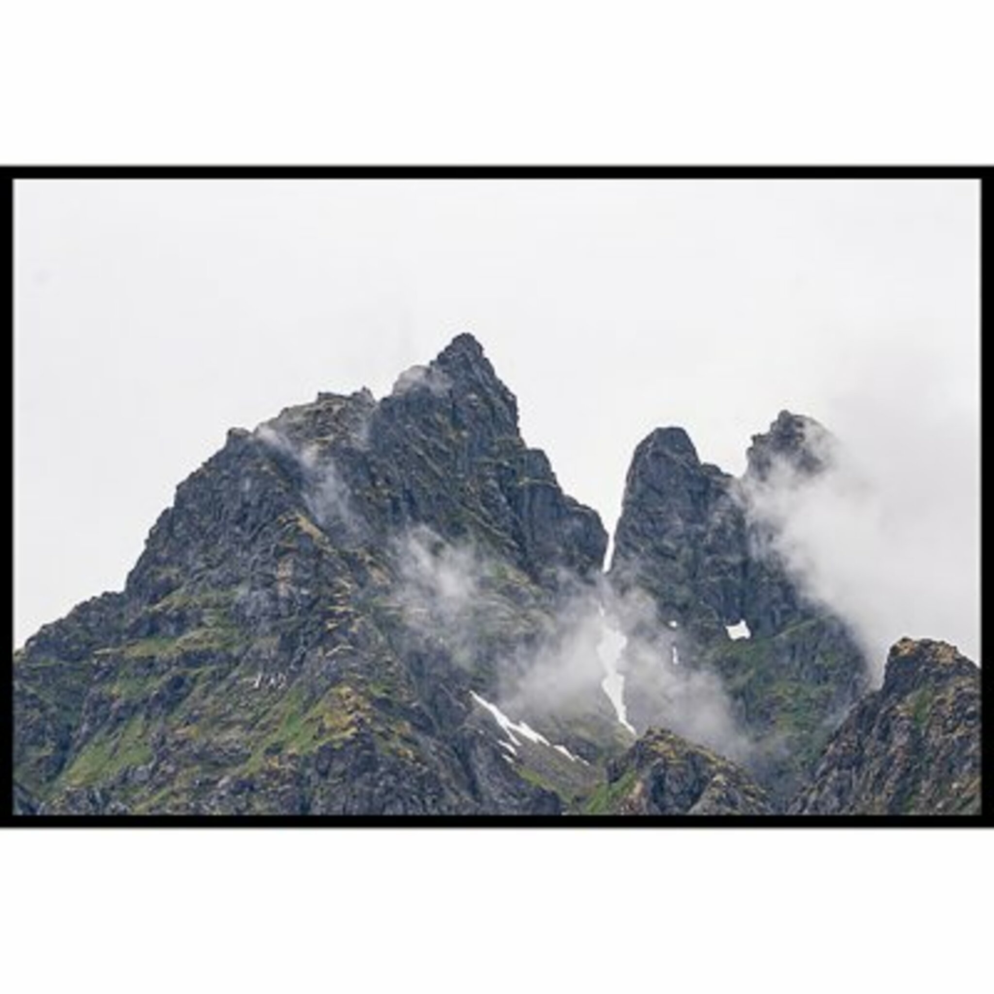 Cloudy Mountains 2 Poster