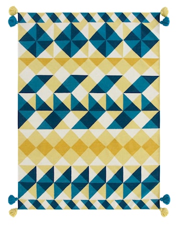 Mosaiek kilim Ullmatta gul