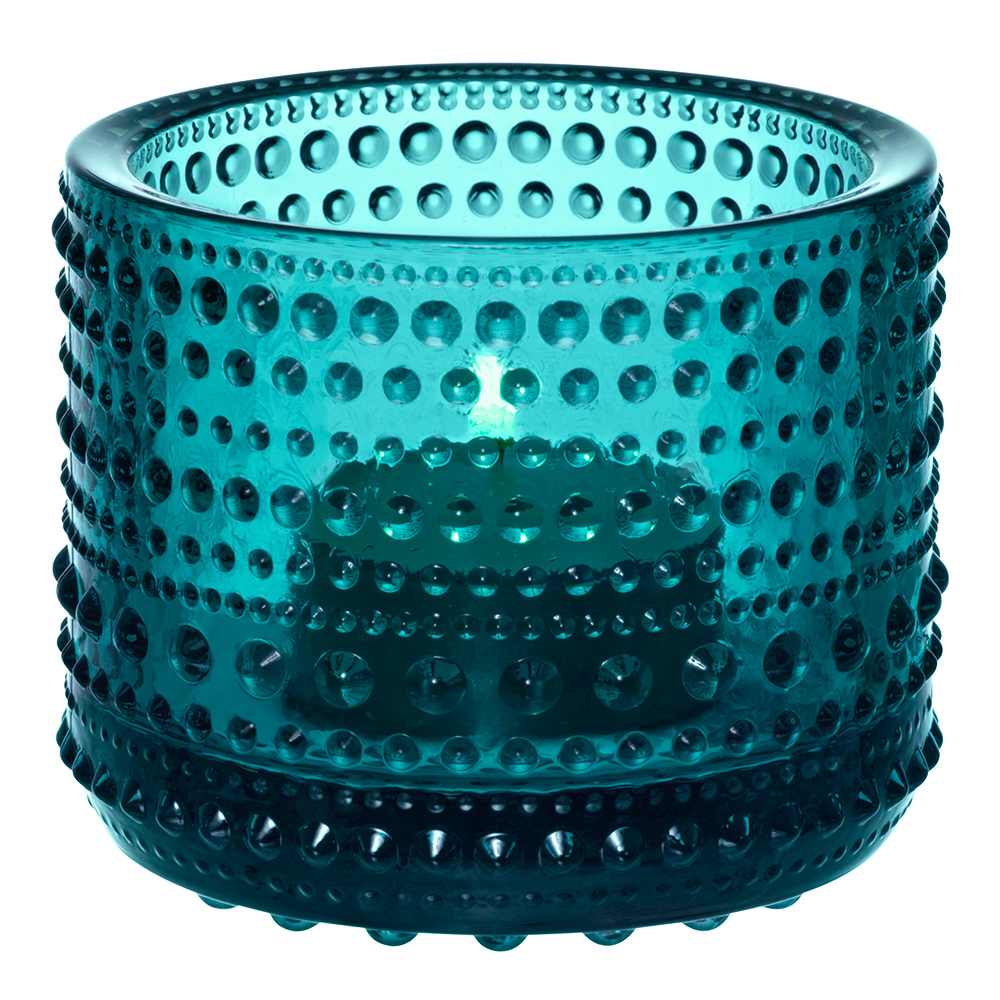 Iittala - Kastehelmi Ljuslykta 6,4 cm Havsblå