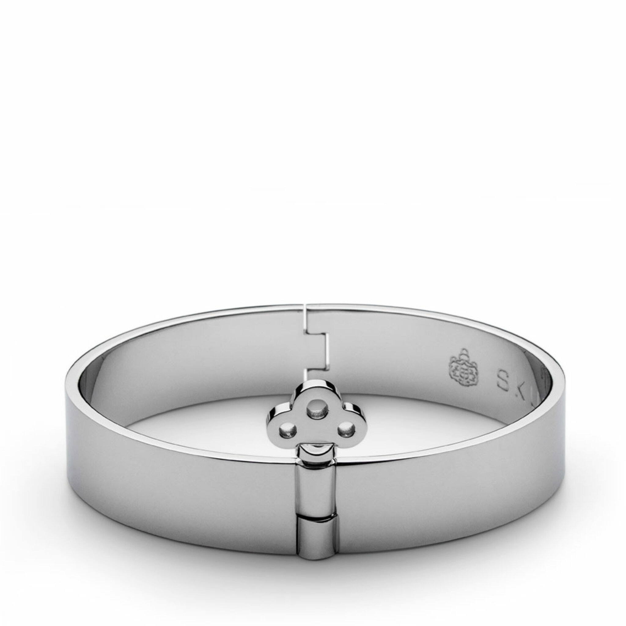 Key Lock Bangle, stål, MEDIUM