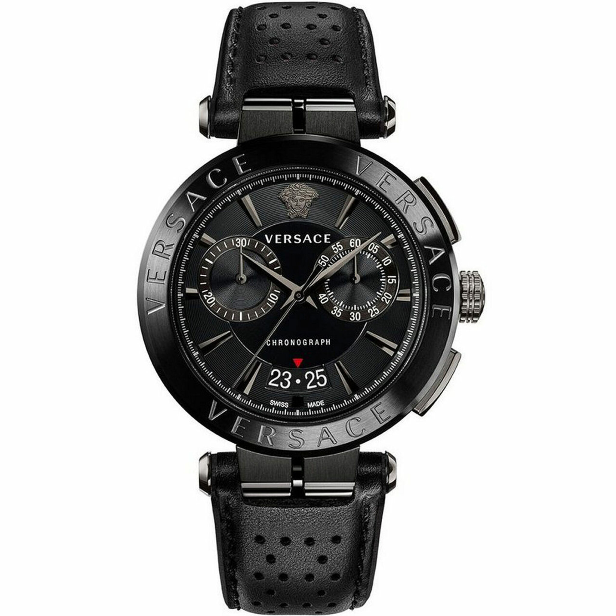 Ve1d01420, Quartz, 45mm, 5atm, black