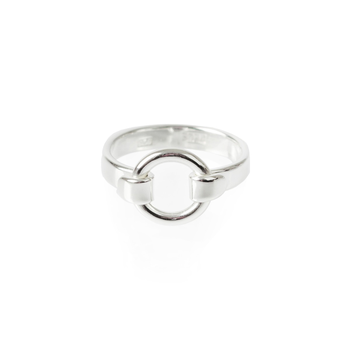 Designtorget Ring silver med ring 17 mm