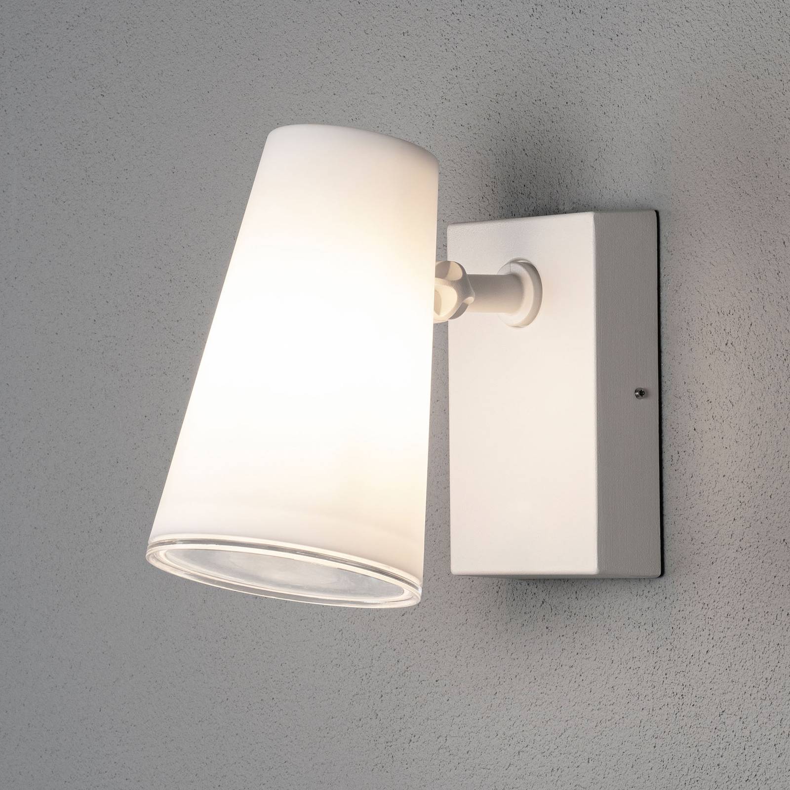 Utomhus LED-väggspot Fano, justerbar
