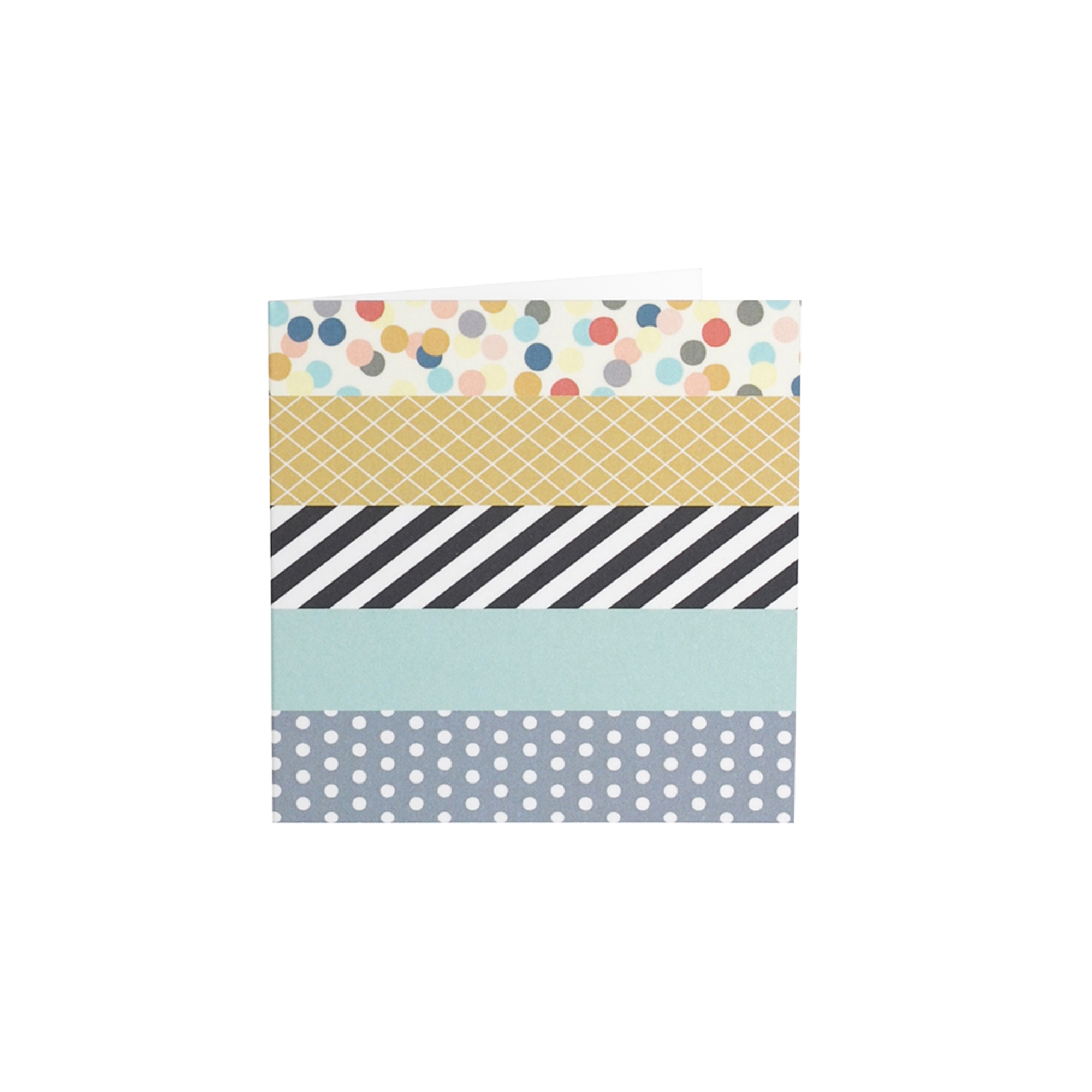 Designtorget Kort 8x8 Randig