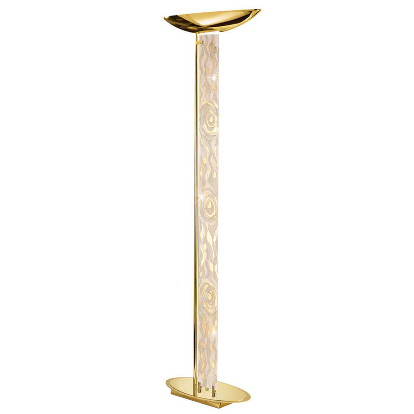 24-karatsförgylld golvlampa Delphi