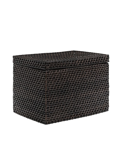 AMAZON rect box w lid deep brown
