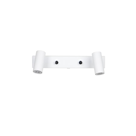 Cato Vägglampa Mattvit Dubbel LED