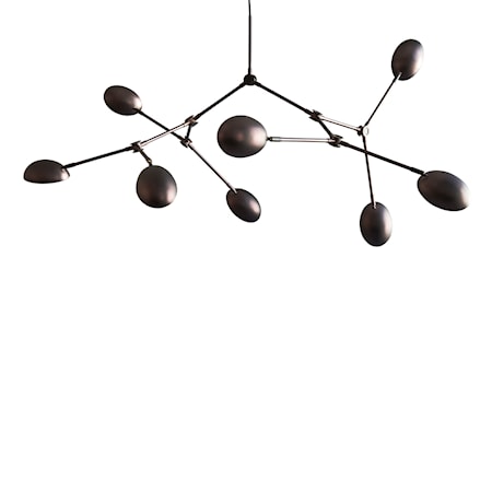Drop Chandelier Burned Black