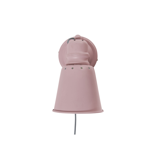 Vägglampa metall vintage rose, Sebra Interiör