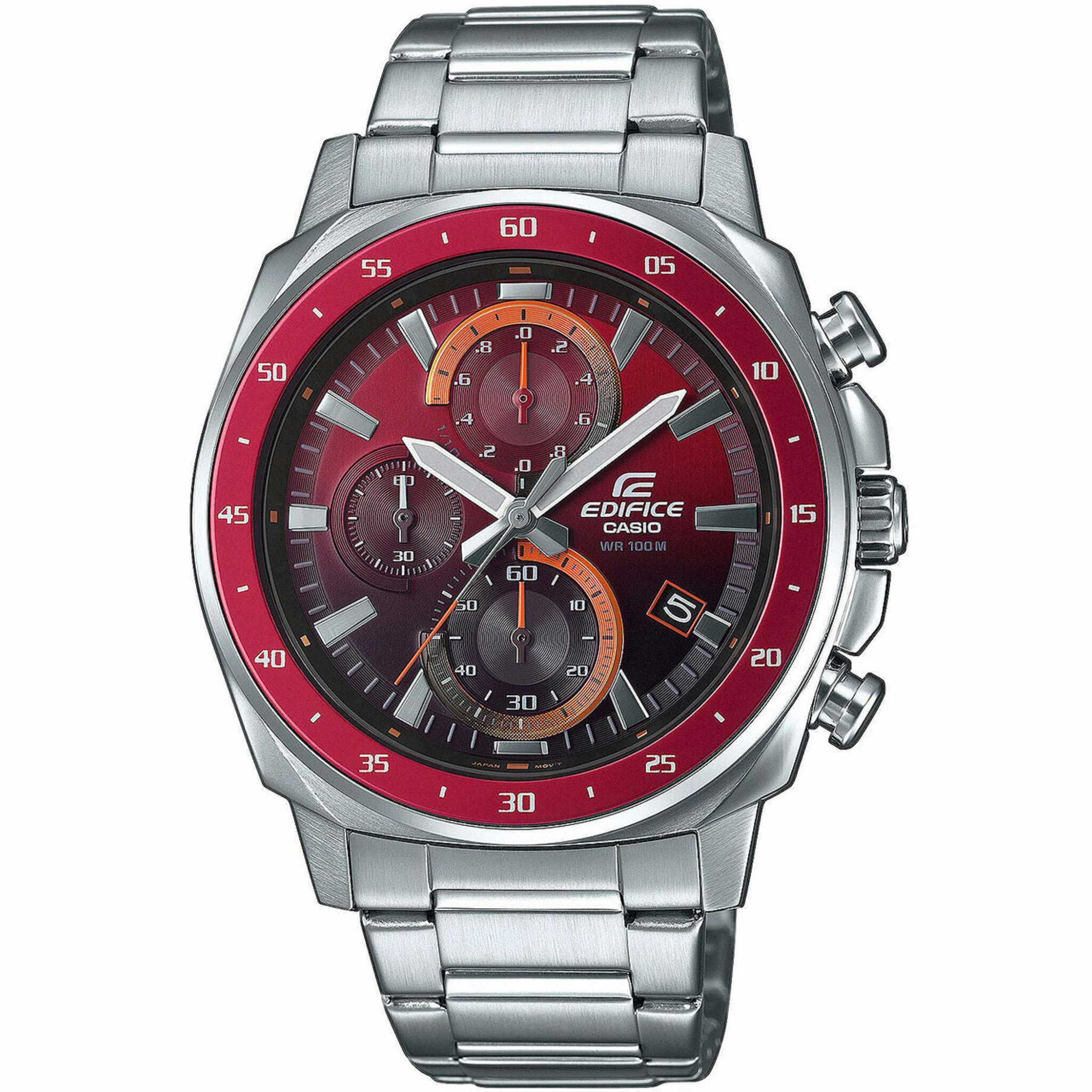 Efv-600d-4avuef, Quartz, 43mm, 10atm, silver