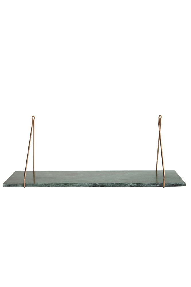 Hyllplan 70 cm grön marmor, House Doctor