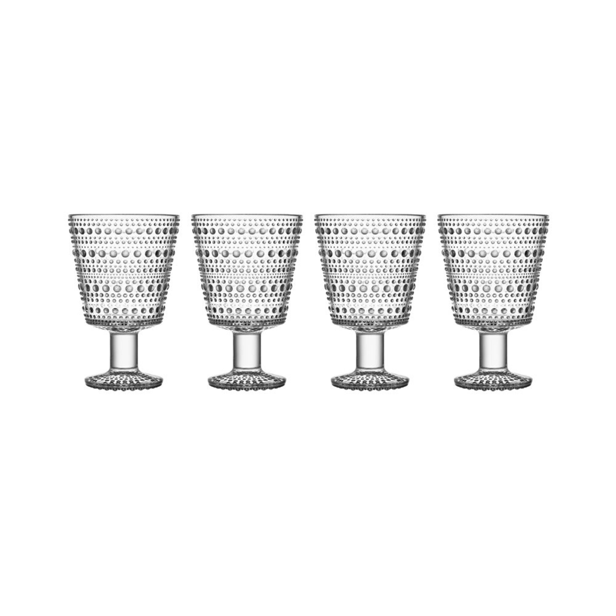Glas på fot Kastehelmi, 4 st, 26 CL