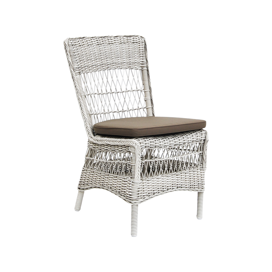 Marie matstol u/ armstöd Vintage white, Sika-design