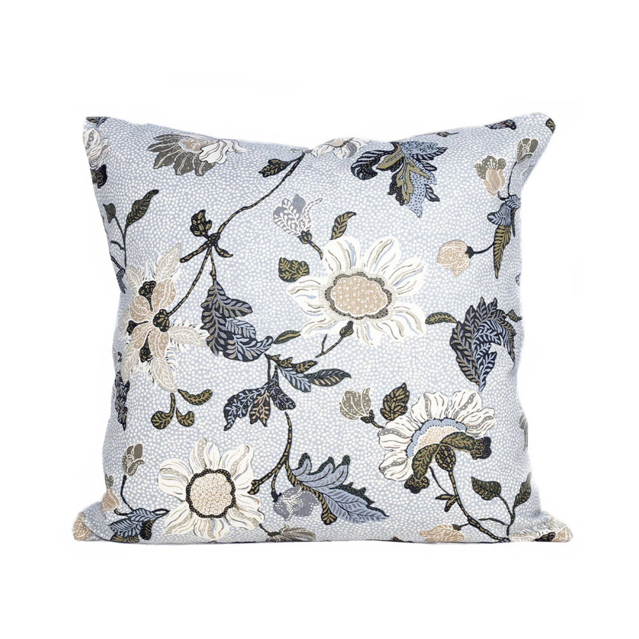 Kuddfodral 50x50 White Flower Linen