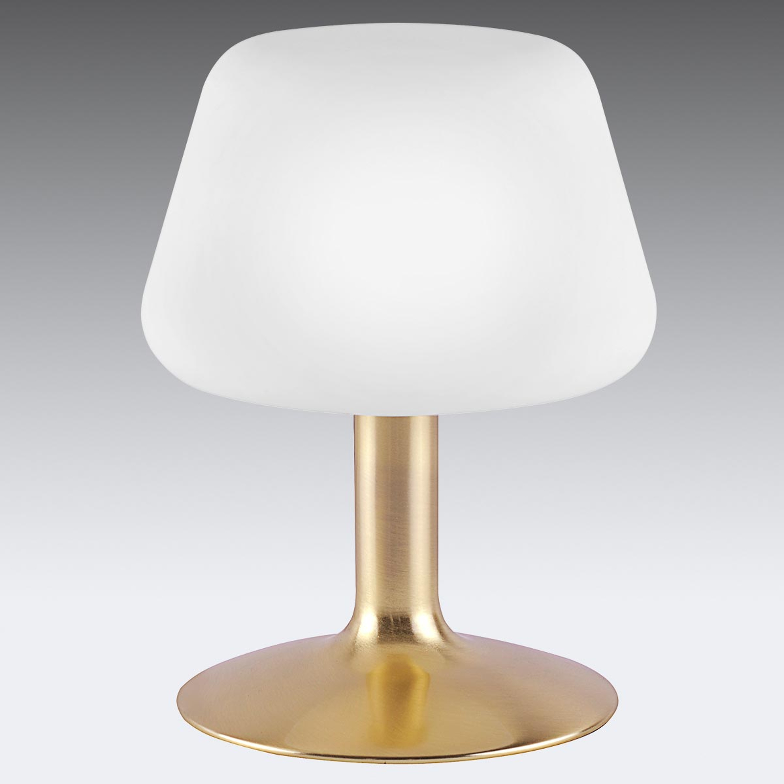 Till - liten LED-bordslampa med mässingsfot