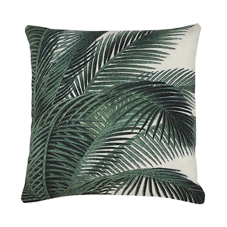 Kudde Tryckt Mönster Palmblad 45x45 cm