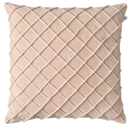 Deva Kuddfodral Sammet Beige 50x50 cm