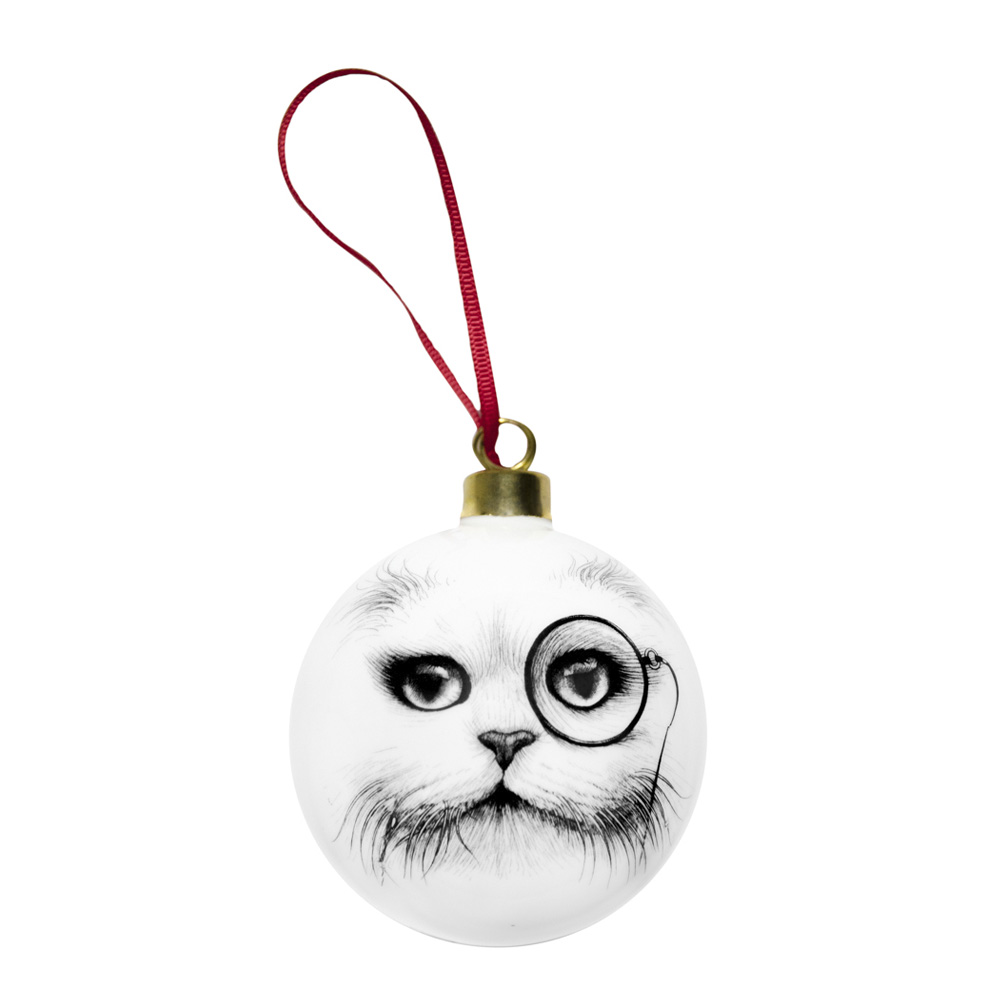 Rory Dobner - Julgranskula Cat Monocle