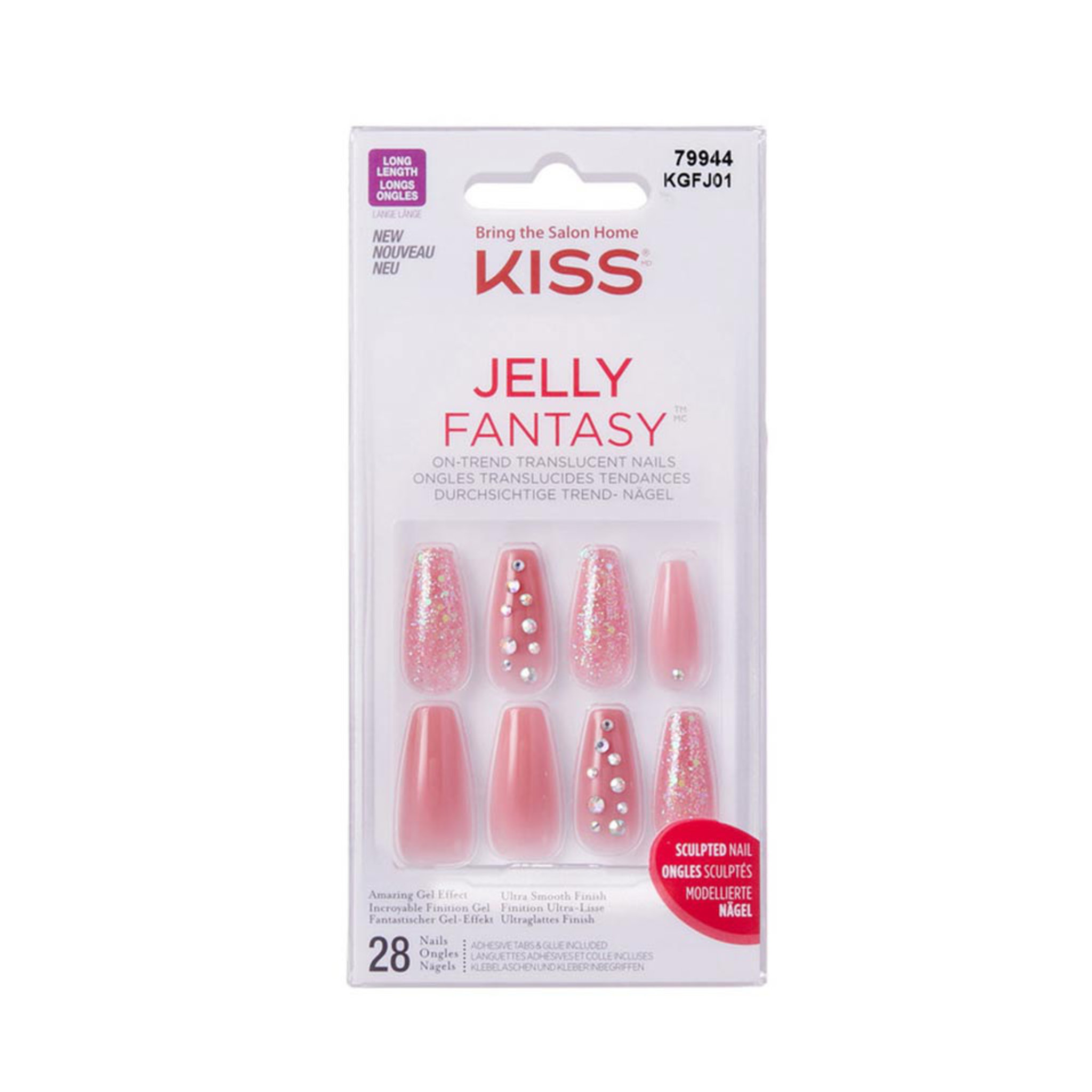 Jelly Fantasy Lösnaglar - Jelly Baby, 28 nails