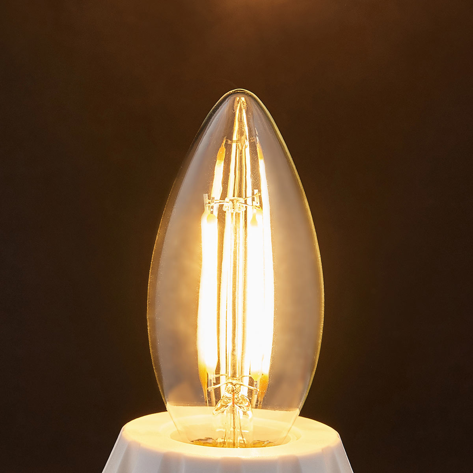 E14 LED-ljuslampa filament 4W, 470 lm, 2 700 K
