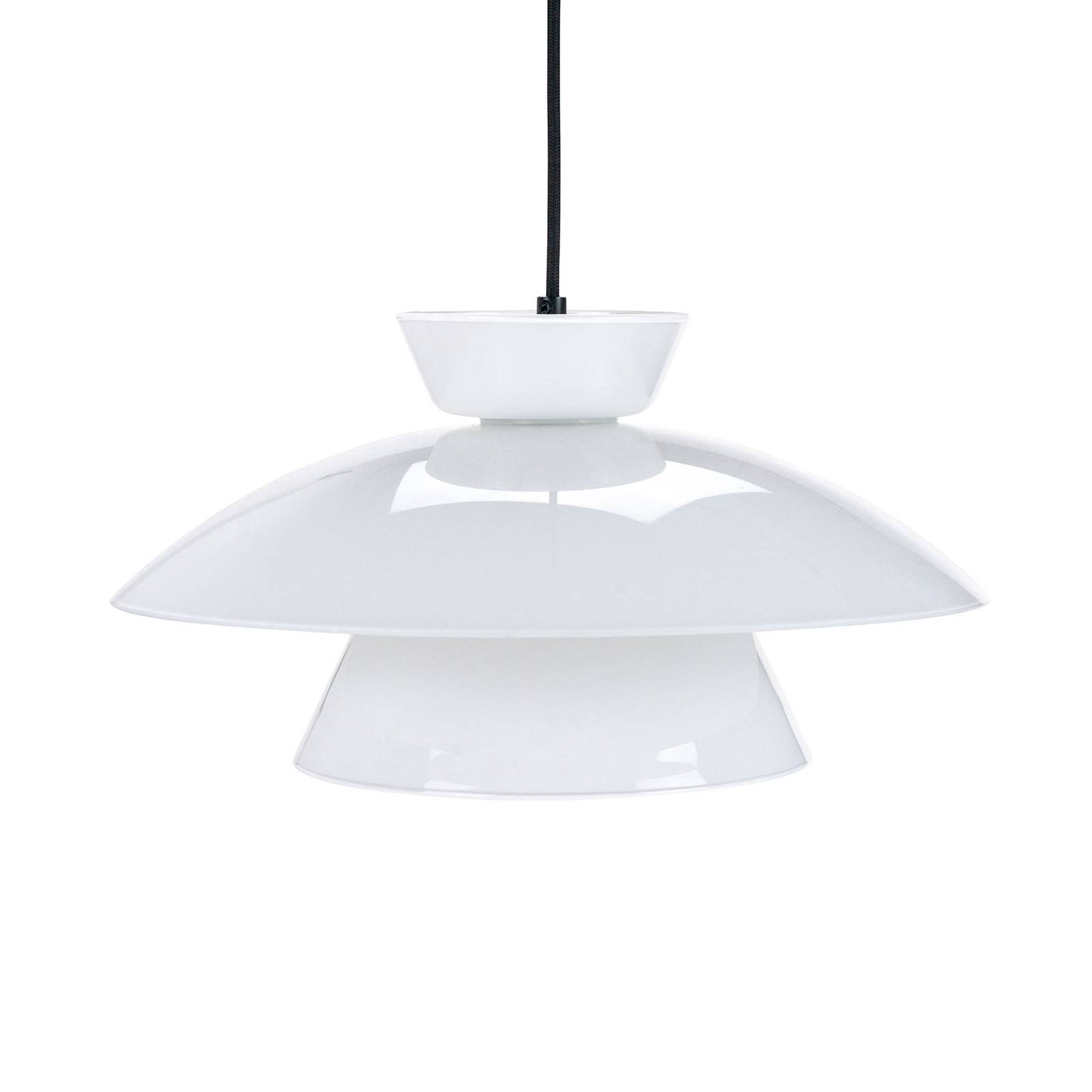 Dyberg Larsen Valby hänglampa av glas, Ø 38 cm